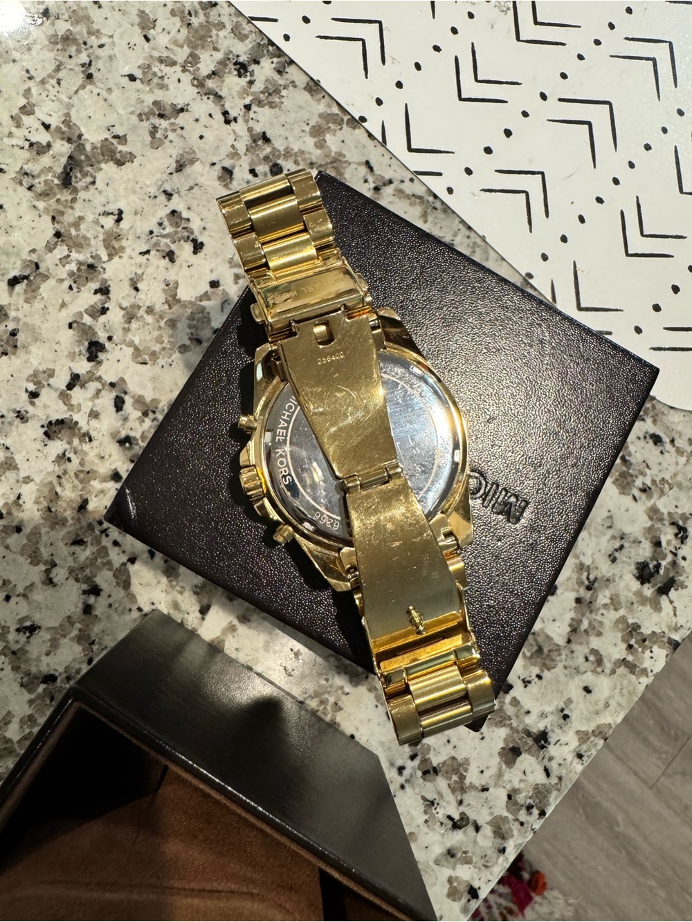 Michael Kors Gold Tone Men's Chronograph Watch with White Dial MK 6266 - Picture 6 of 7